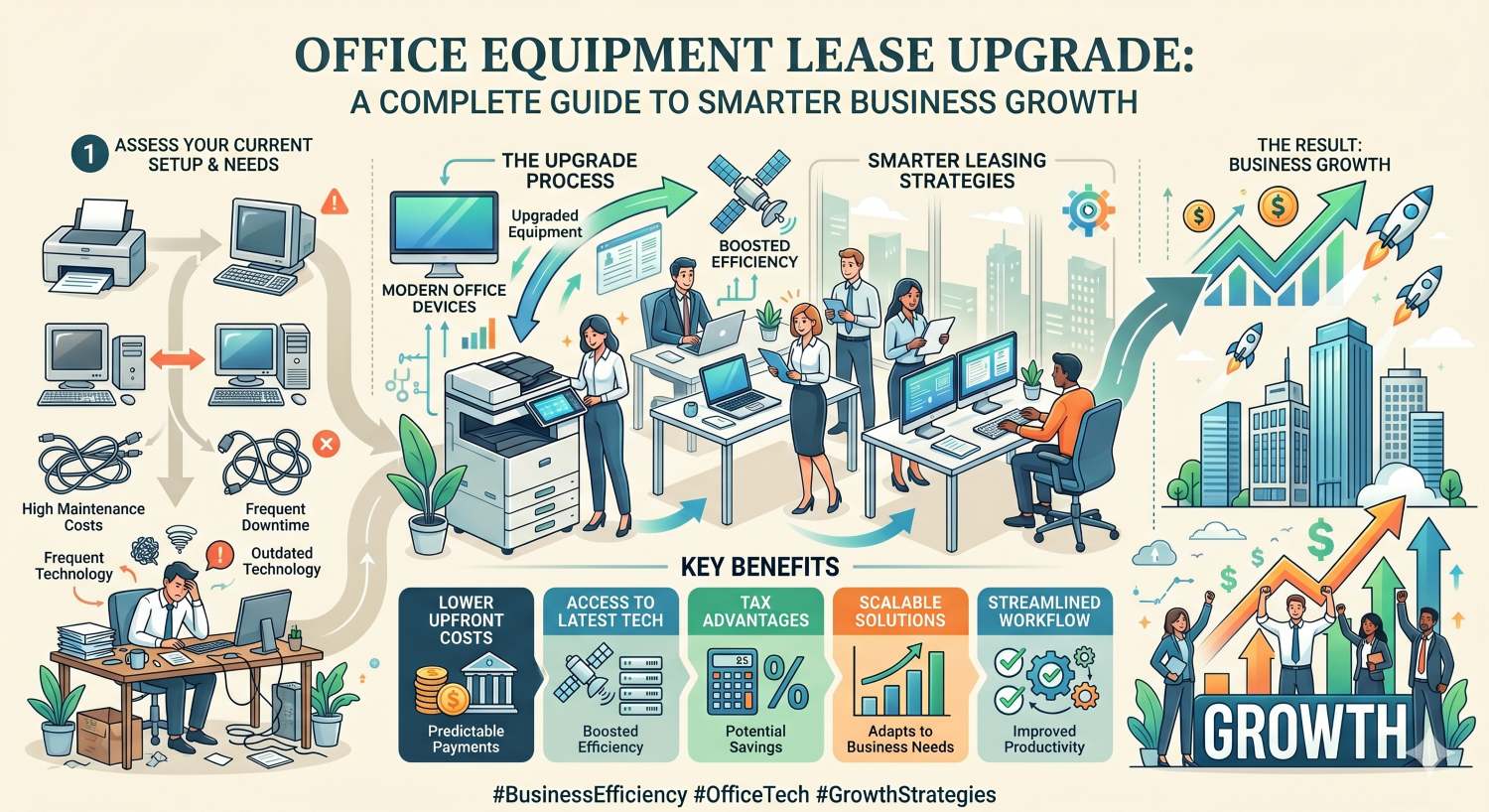 Read more about the article Office Equipment Lease Upgrade: A Complete Guide to Smarter Business Growth